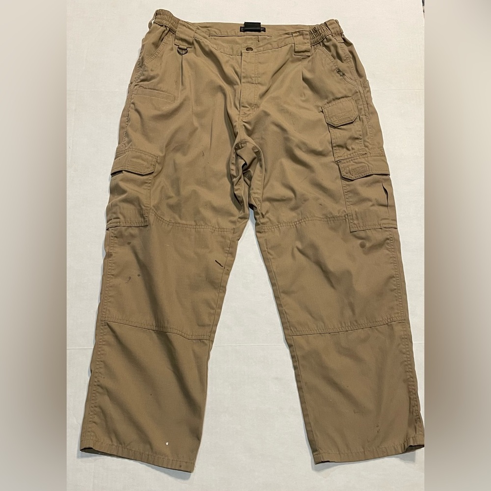 5.11 Tactical Taclite Pro Ripstop Cargo Work Pants Coyote Brown Mens 36x29